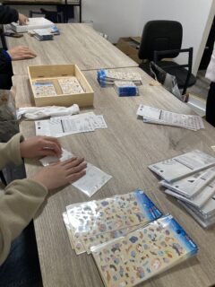 B型のお仕事の様子